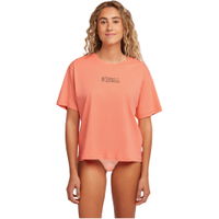 Womens Boxy Back Print T-shirt